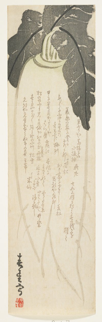 1864年1月大根 作： 春聖