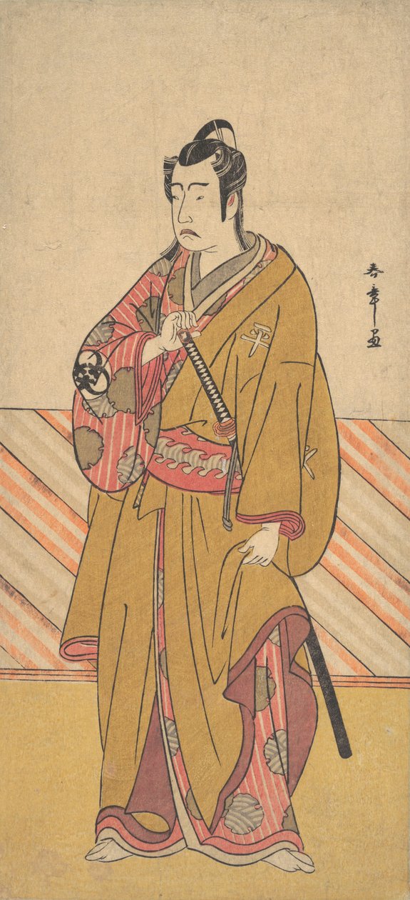 てぇ あｃとｒ バンド 密頃 位 あｓ 尾根 おｆ テェ 子年 男 おｒ フィヴェ 許可区、 か。 １７７８。 作： 春章