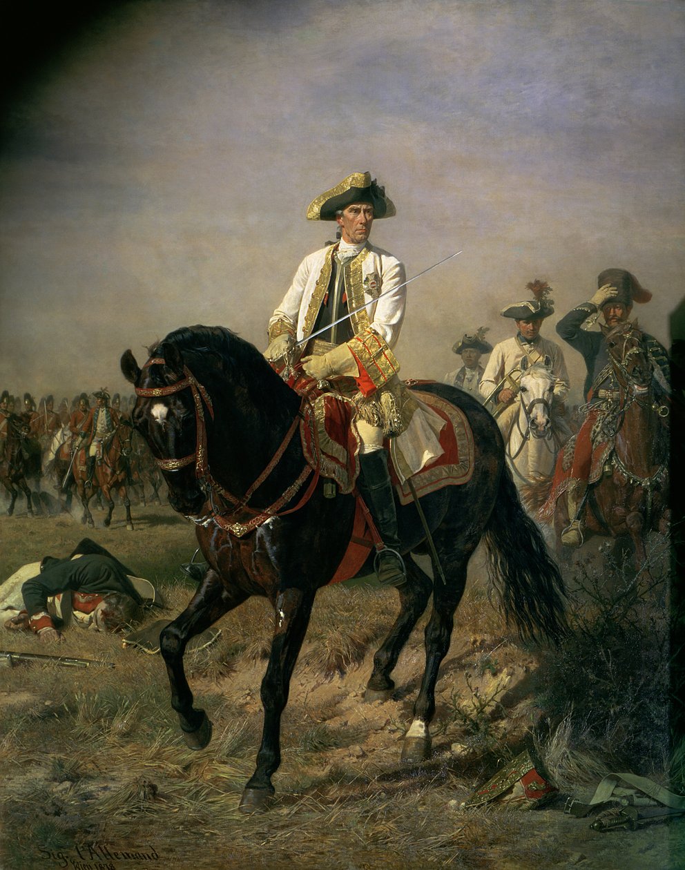 7年戦争とバイエルン継承戦争の将軍、エルンストフォンラウドン元帥（1717-90） 作： ジークムントラレマンド
