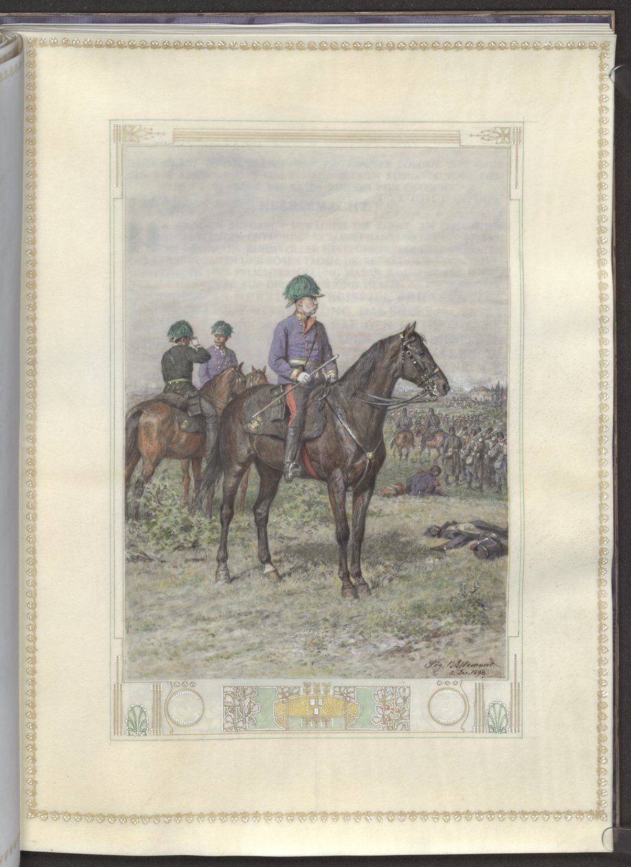 皇帝フランツ・ヨーゼフ1世50周年記念オマージュ 1898年（版画） 作： ジークムントラレマンド