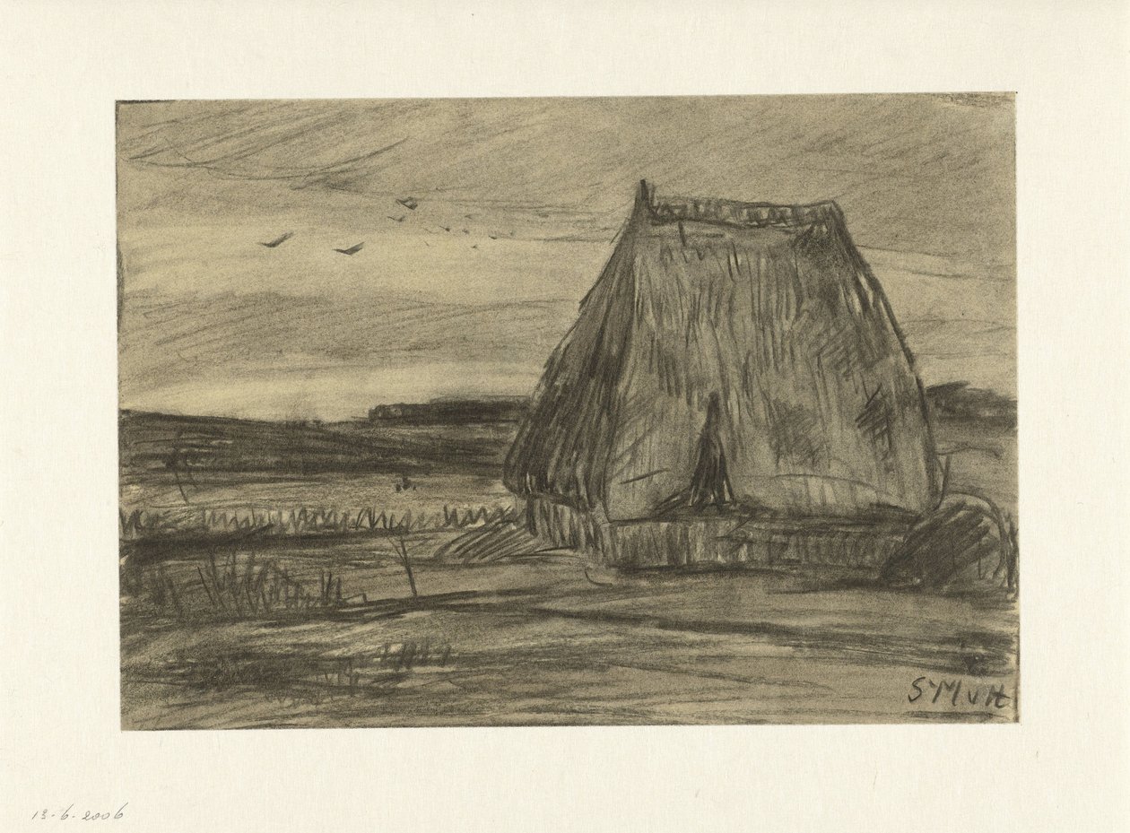 小屋のある風景 作： Sientje Mesdag van Houten