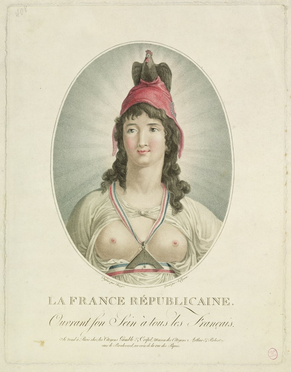 A.クレメントによって刻まれたフランスの共和党員 作： ルイ・サイモン・ボイゾット