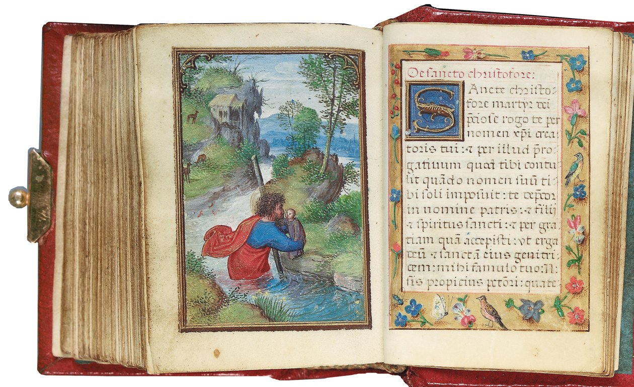 ミニチュア時祷書のフォリオ、ローマの使用、ブルージュ、1530-35 作： サイモン・ベニング