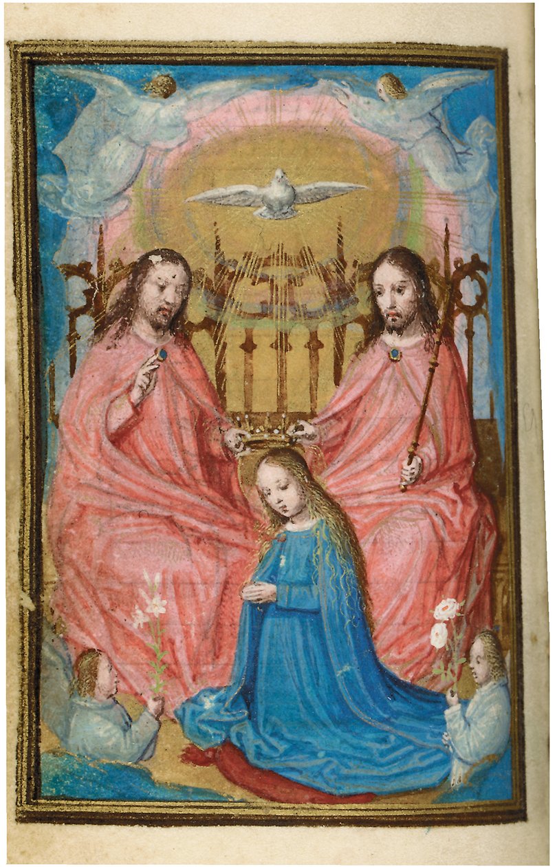 ミニチュア時祷書のフォリオ、ローマの使用、ブルージュ、1530-35 作： サイモン・ベニング
