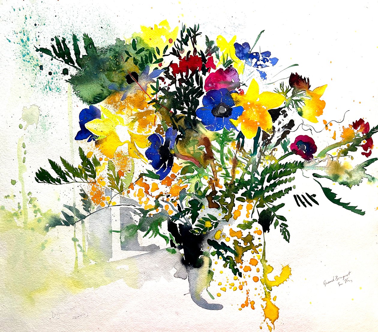 グラン・ブーケ, 2005 （水彩画） 作： サイモン・フレッチャー