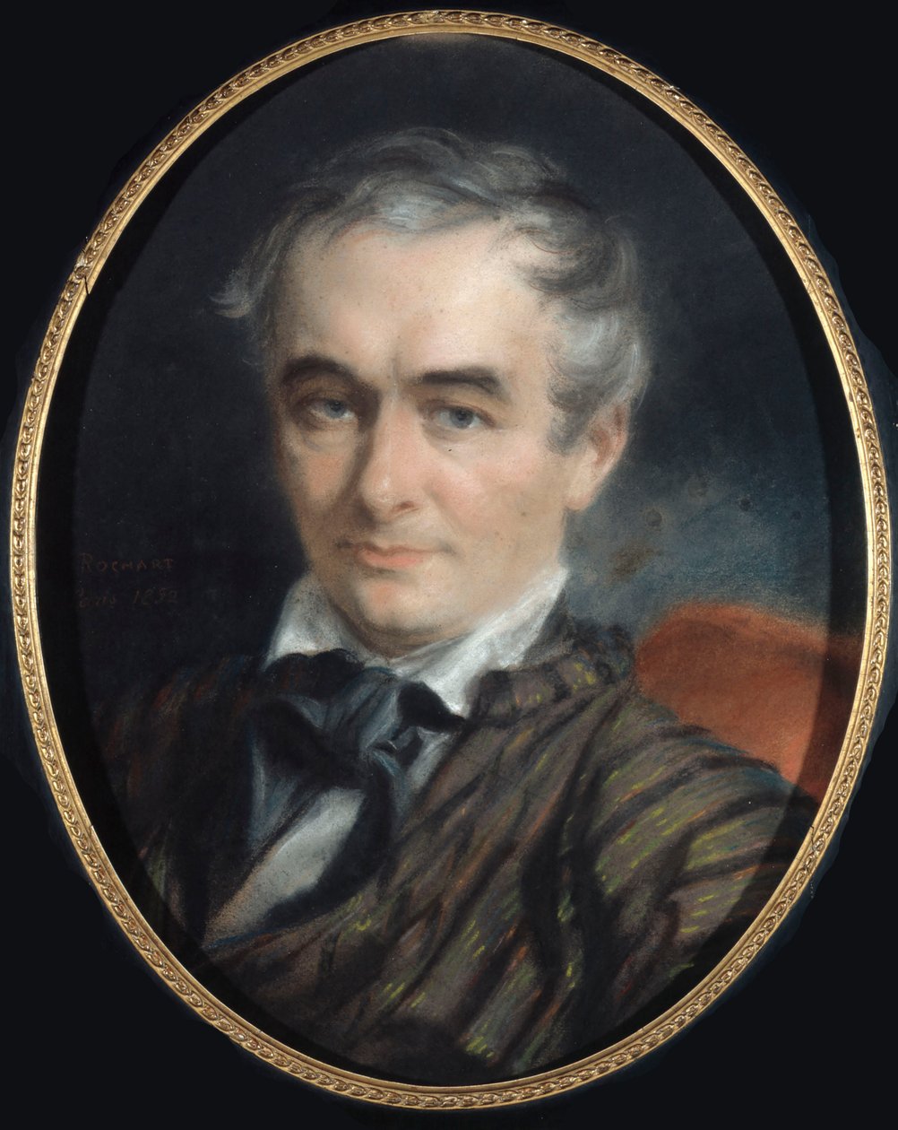 作家プロスペル・メリメの肖像 1803-1870, 1852. 作： サイモン・ジャック・ロチャード