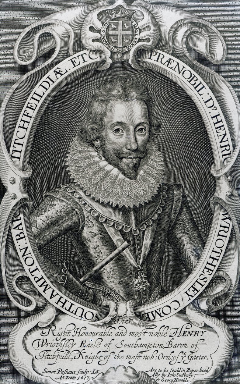 ヘンリーWriothesley、サウサンプトンの第3伯爵、1617 作： サイモン・ド・パス