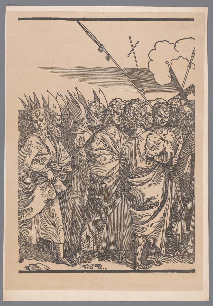 Joos Lambrecht に続く版画シリーズ De Triomf van Christus の第 3 部の複製 作： シモーナウとトゥービー