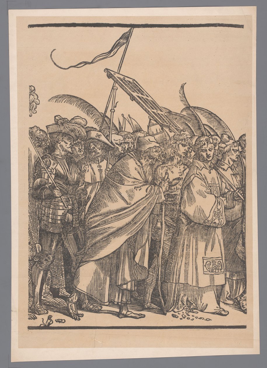 Joos Lambrecht に続く版画シリーズ The Triumph of Christ の第 2 部の複製 作： シモーナウとトゥービー