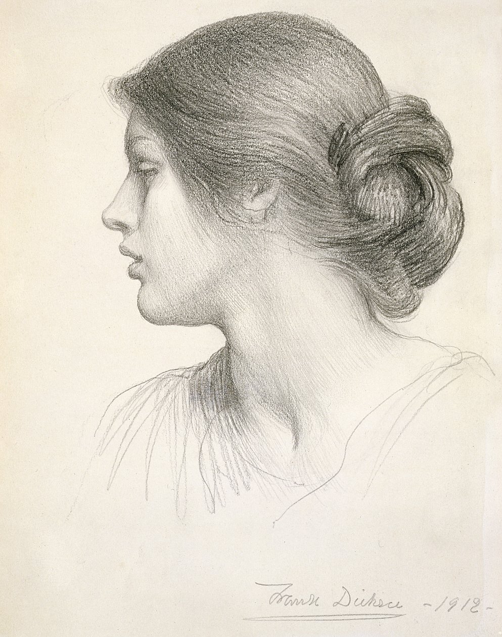 ベアトリススチュアート、1912 作： フランク・ディクシー