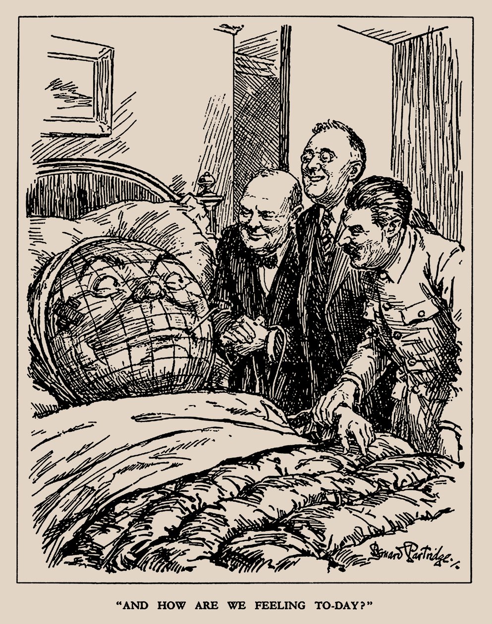 1945年の今日、私たちはどのように感じていますか. 作： バーナード・パートリッジ卿