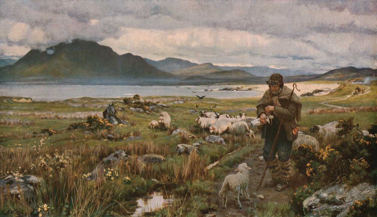 孤児、1888、c1930。 作： アーネスト・アルバート・ウォーターローir