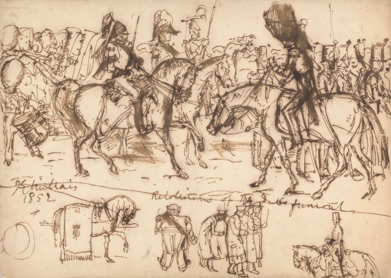 O Funeral do Duque de Wellington 作： サー・ジョン・エヴァレット・ミレー