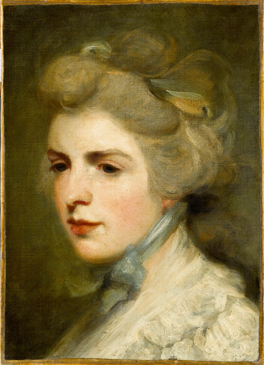 女優フランシス・ケンブルの肖像 1759-1822, 1784. 作： ジョシュア・レイノルズ卿