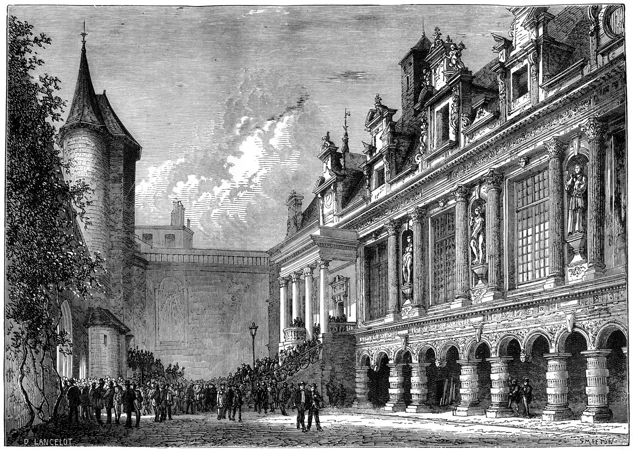 フランス、ラロシェルの市庁舎、1882年-1884年 作： スミートン
