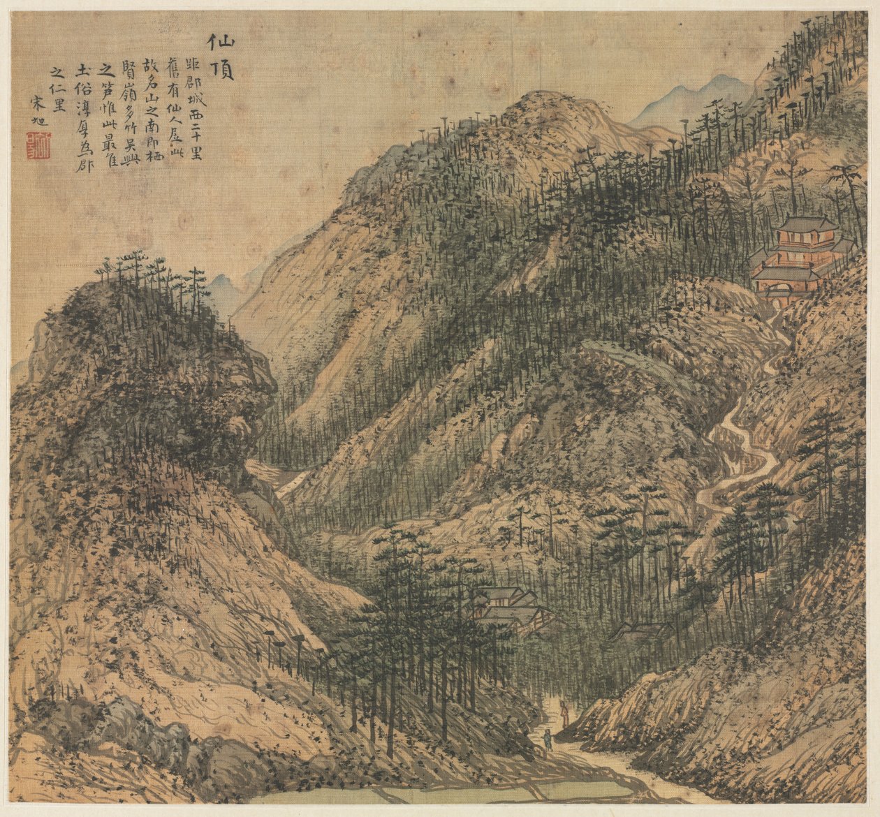 Xianding Immortals Peak、1500年代。 作： ソン・シュ