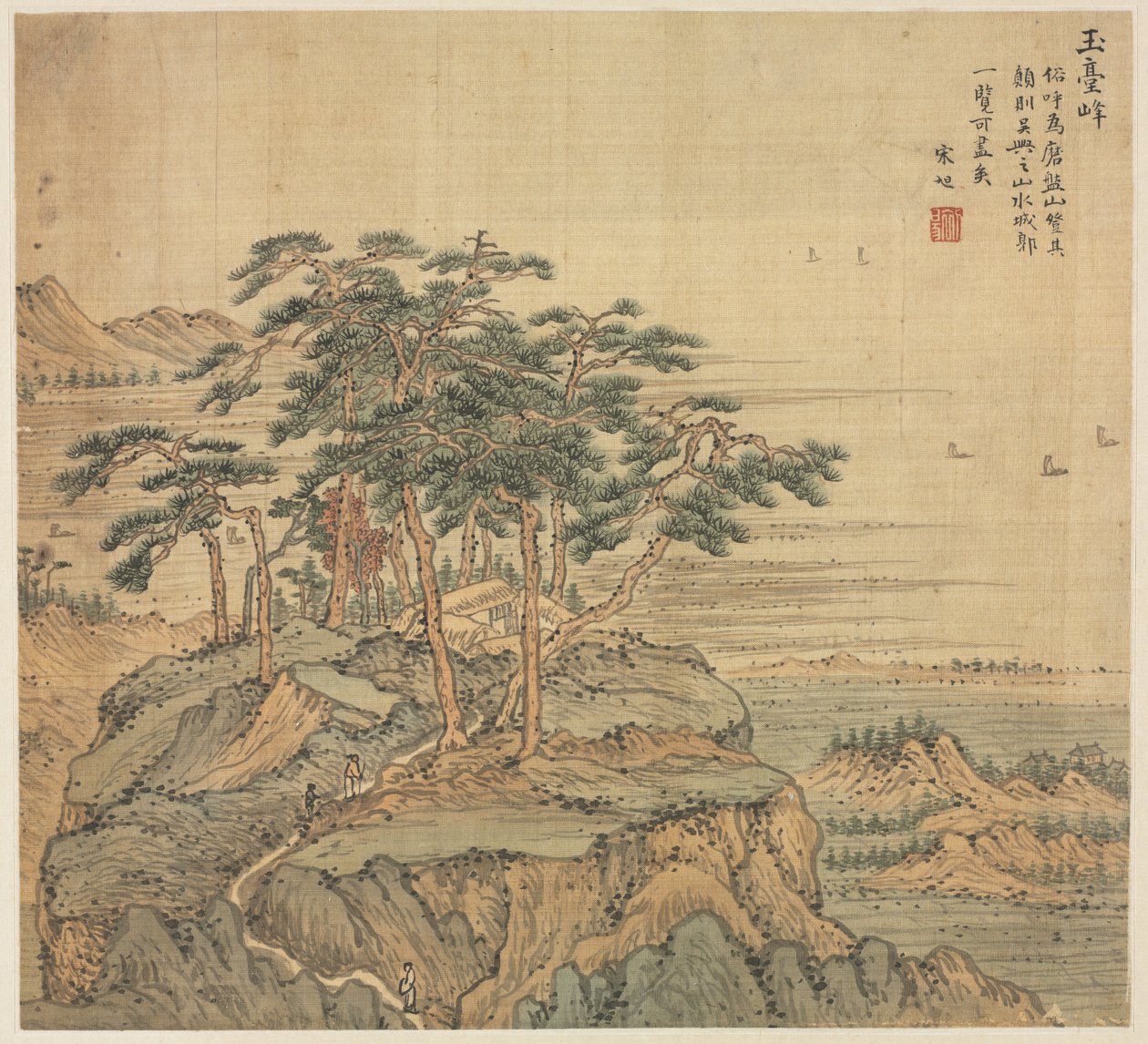 Yutai Peakジェイドテラスピーク、1500年代。 作： ソン・シュ