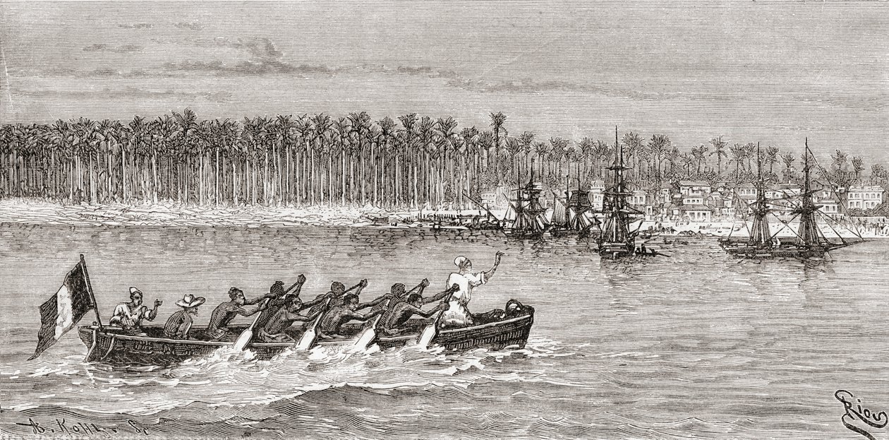 「アフリカピントレスカ」からの彫刻、1888年に公開 作： スペイン語学校
