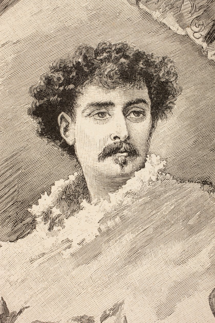 Mariano Fortuny y Marsal、「Album Artistico」より、1890年頃出版 作： スペイン語学校
