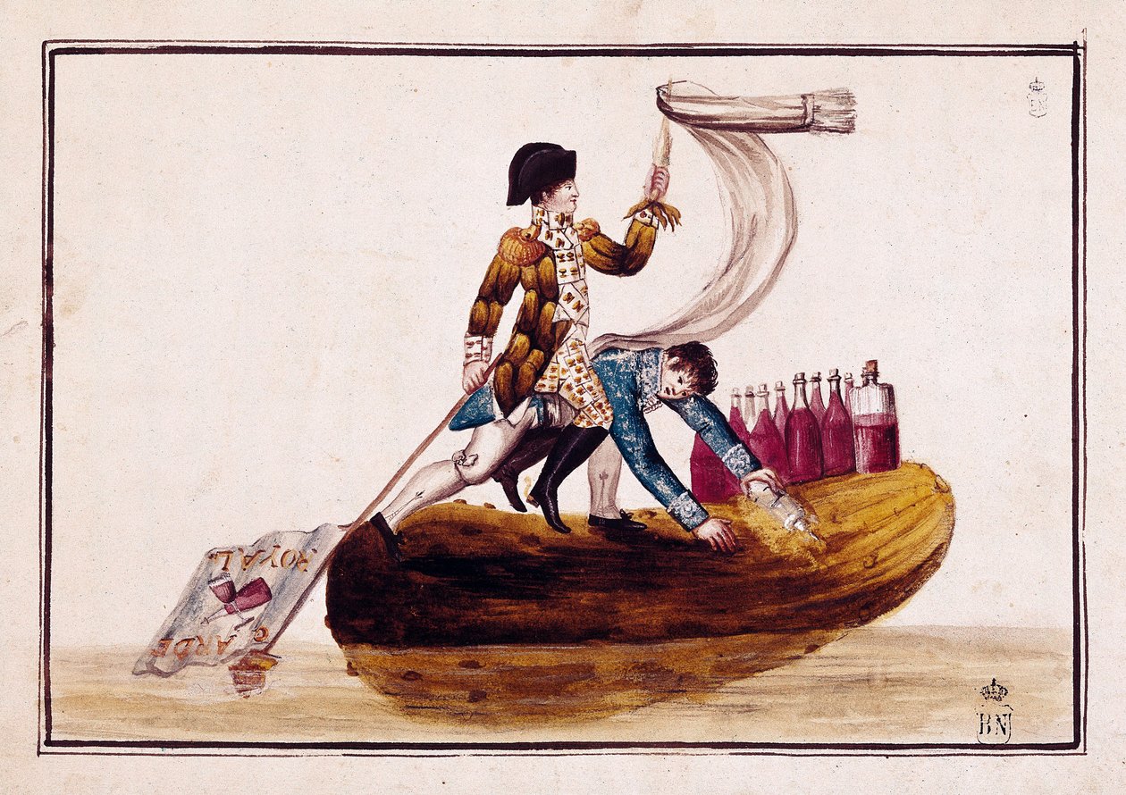 ジョセフ・ボナパルト（1768-1844）のスペイン・ビトリア敗戦後の追放（ピクルスの上で 作： スペイン語学校