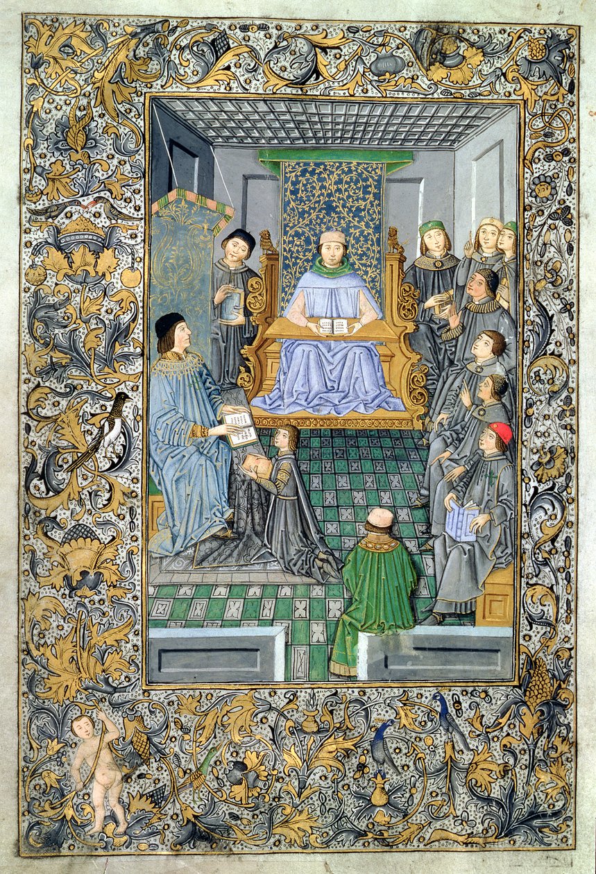 アントニオデネブリハス（1444-1522）文法の口絵 作： スペイン語学校