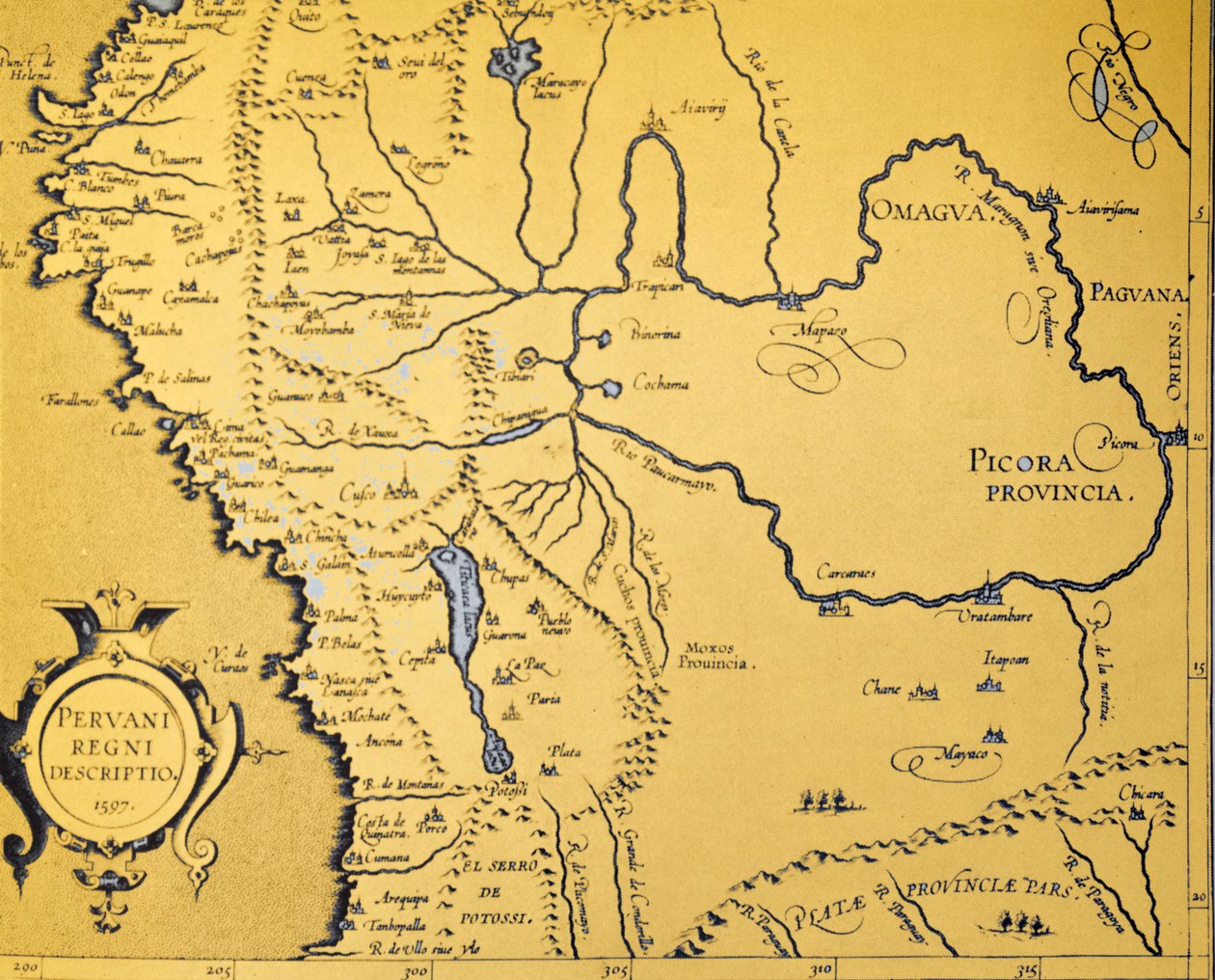 スペイン領ペルー総督領の地図 作： スペイン語学校