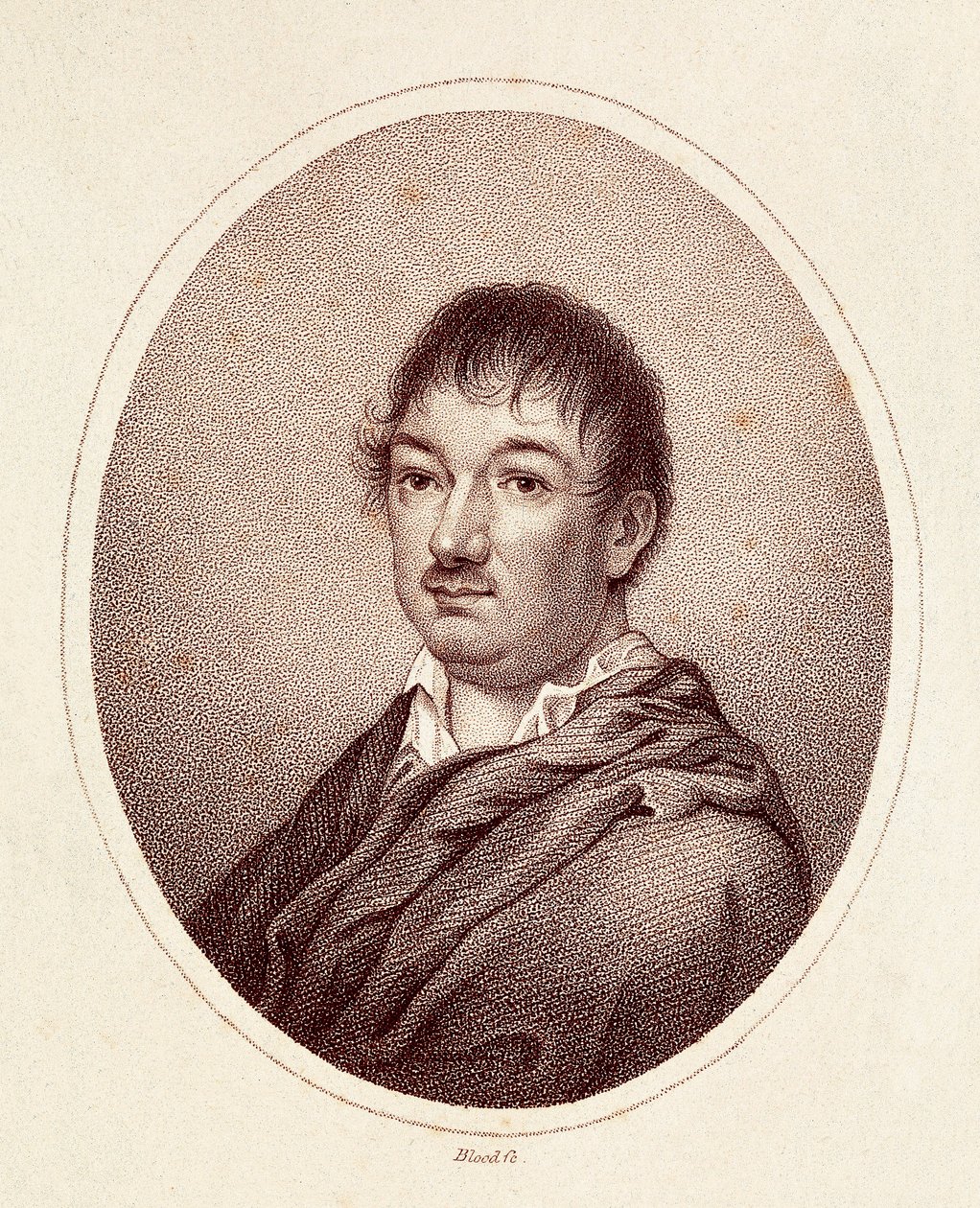 スペインの作家、レアンドロ・フェルナンデス・デ・モラティン（1760-1828）の肖像。19世紀のエングレーヴィング。マドリード国立図書館蔵。 作： スペイン語学校