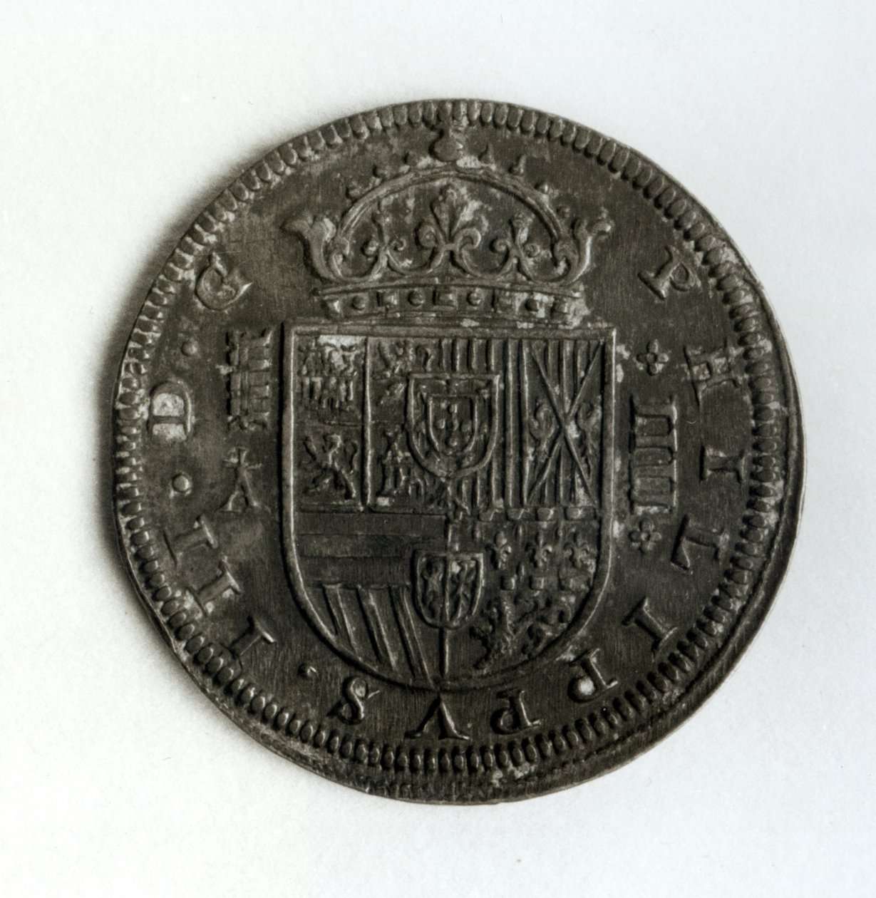 スペインとポルトガル（1578-1621）のiフィリップ3世の治世から4レアルのシルバークラウンコイン（シルバー） 作： スペイン語学校