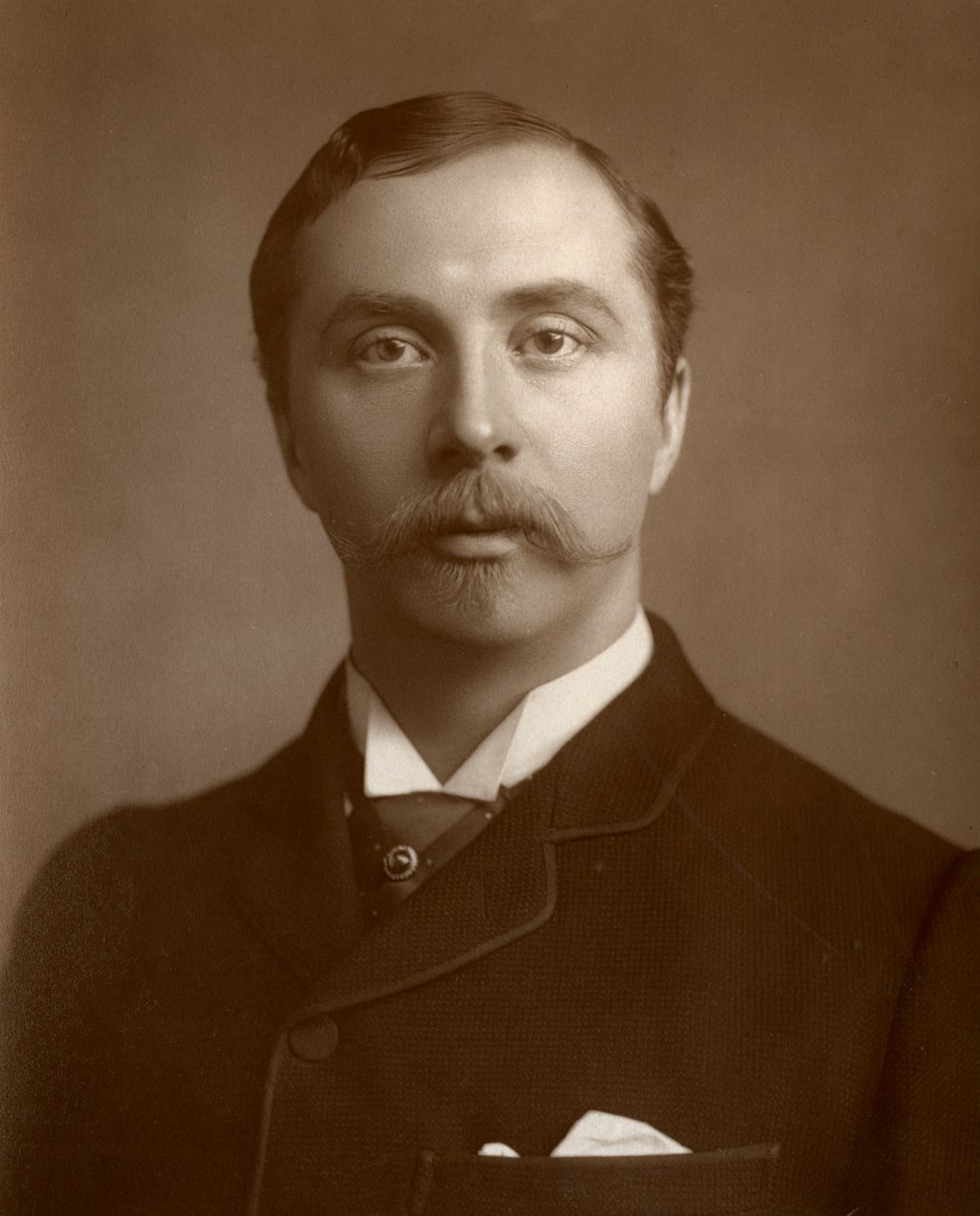 ウィリアム・ハンター・ケンダル、イギリスの俳優、劇場支配人、1884年 作： セントジェームズ写真会社