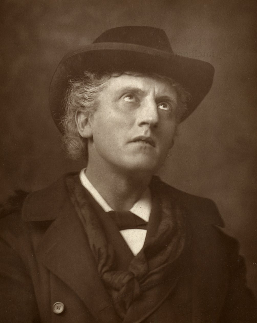 ウィルソン・バレット、イギリスの俳優、劇場支配人、劇作家、1883年 作： セントジェームズ写真会社