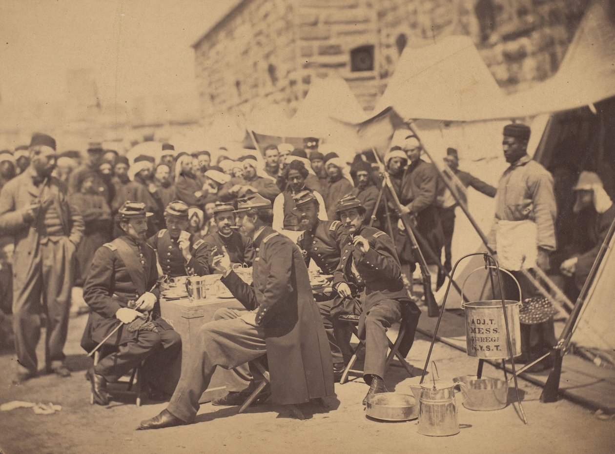1861 年 5 月 18 日、スカイラー砦の副官の混乱。 作： ステイシー