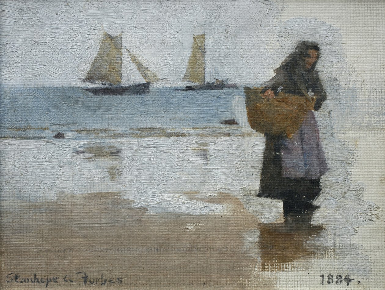 海辺の漁師さん 作： スタンホープアレクサンダーフォーブス