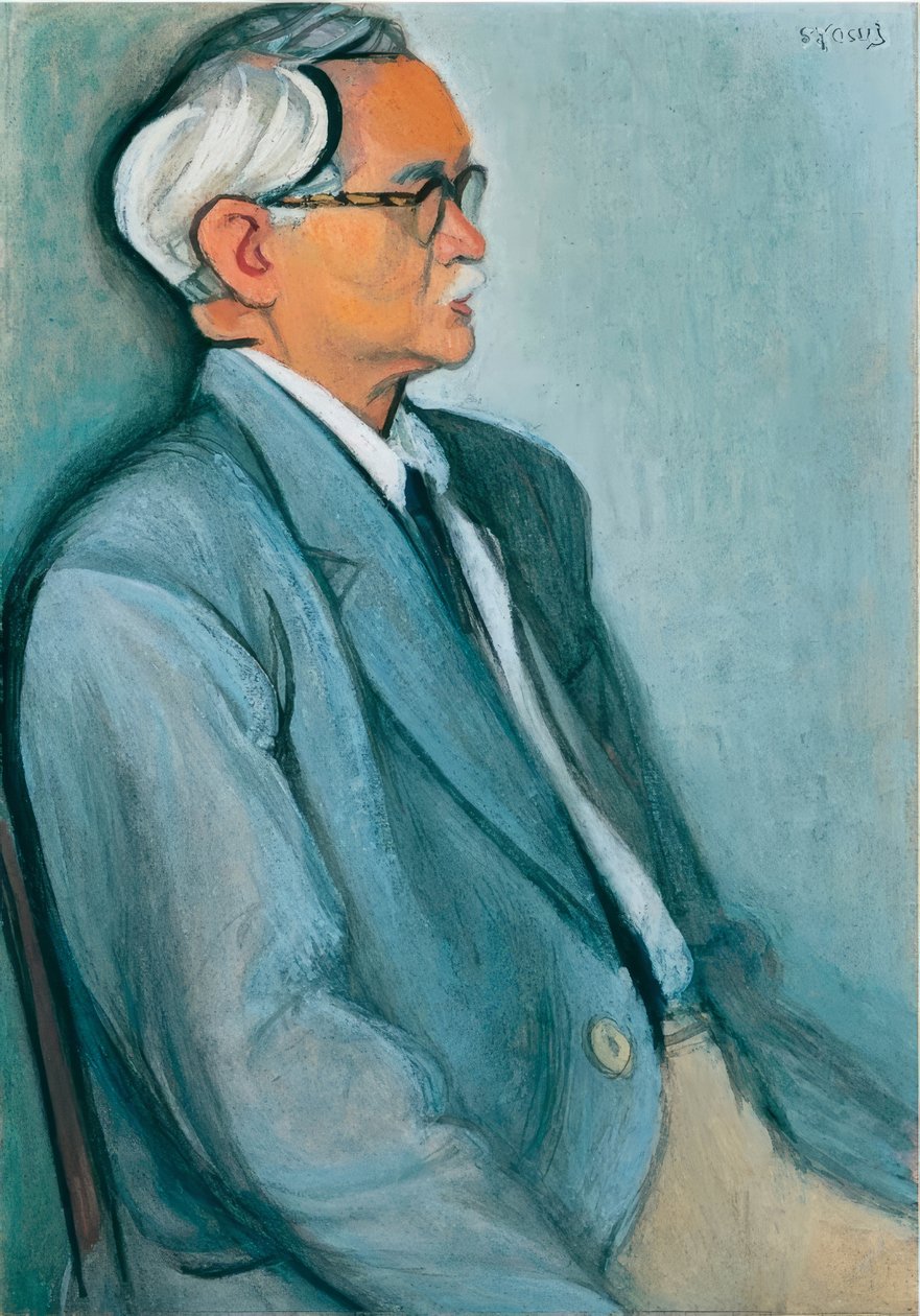 安倍吉重の肖像 作： 