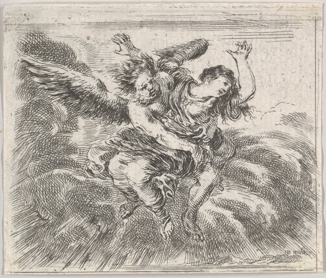 ボレアスとオリシア、ゲームオブミソロジーJeu de la Mythologie、1644年。 作： ステファノ・デラ・ベラ