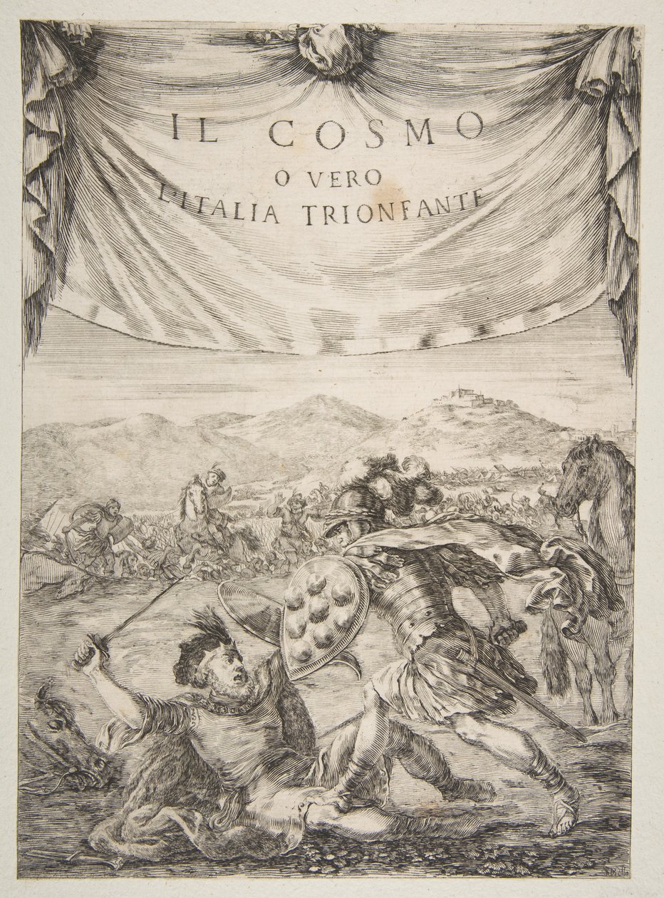 イルコスモの前絵、1650年。 作： ステファノ・デラ・ベラ