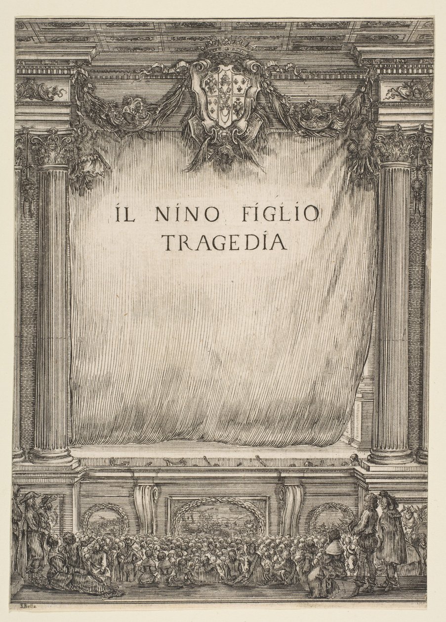 イルニーニョフィグリオの口絵、1655年。 作： ステファノ・デラ・ベラ