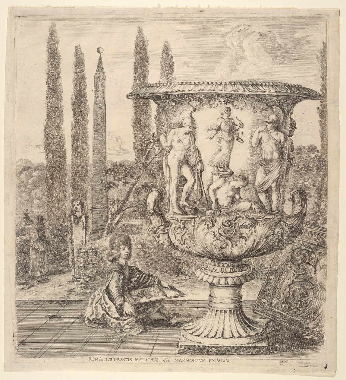 Le vase de Medicis（メディシスの花瓶 作： ステファノ・デラ・ベラ