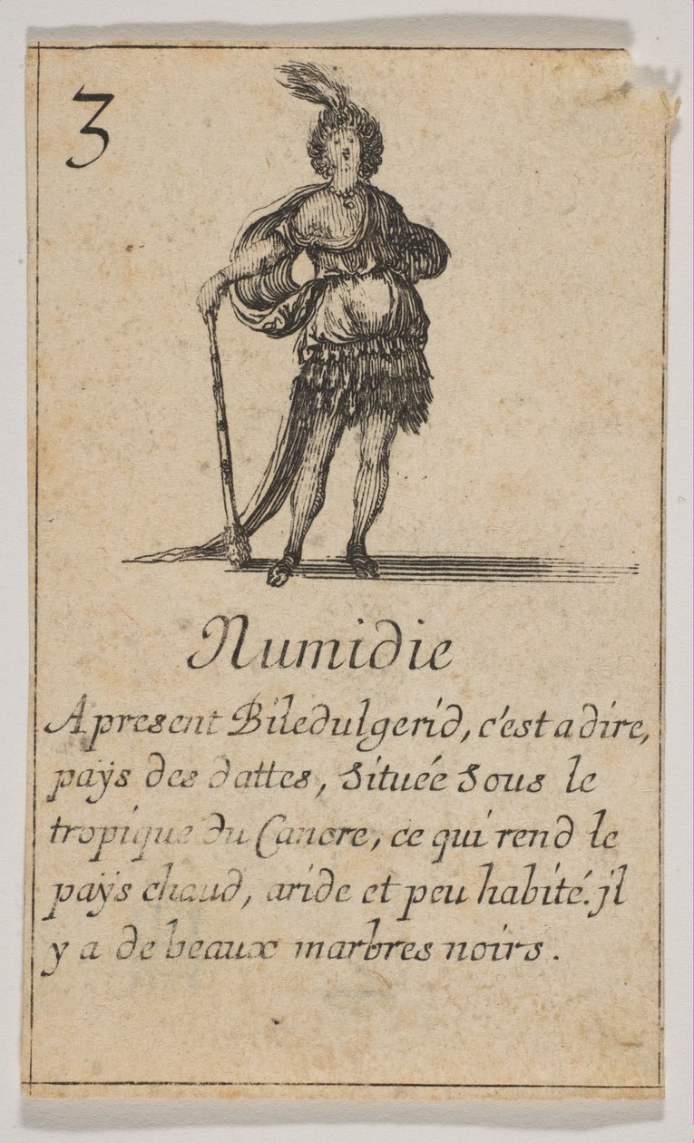 ヌミディア、1644年。 作： ステファノ・デラ・ベラ