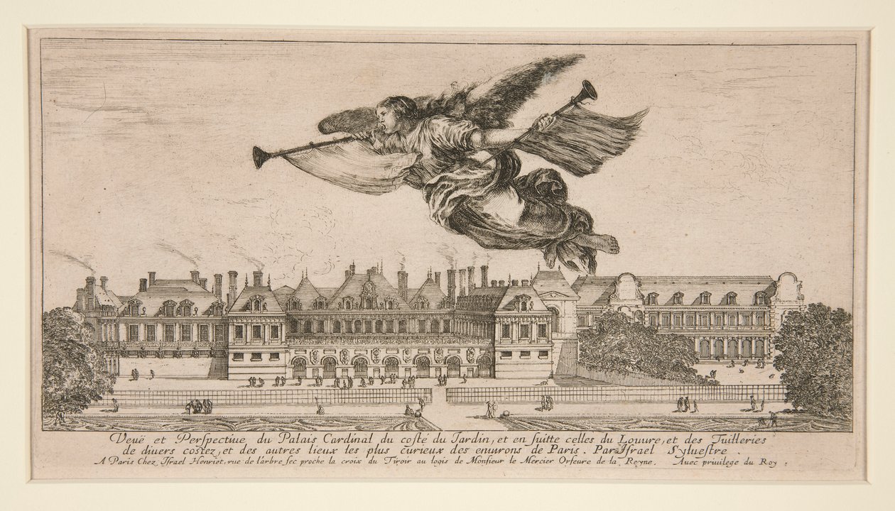 Veue et Perspective du Palais Cardinal (枢機卿宮の眺めと展望) 作： ステファノ・デラ・ベラ