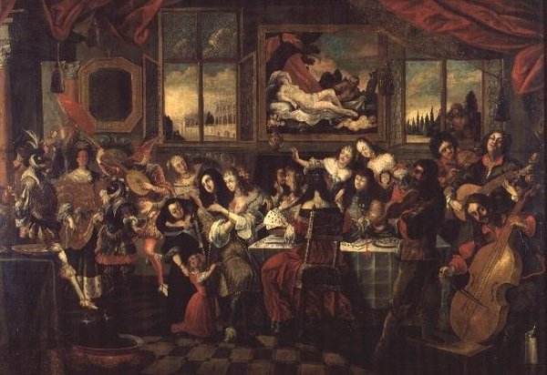 遊女と放蕩息子、1662年頃 作： ステファン・ケスラー