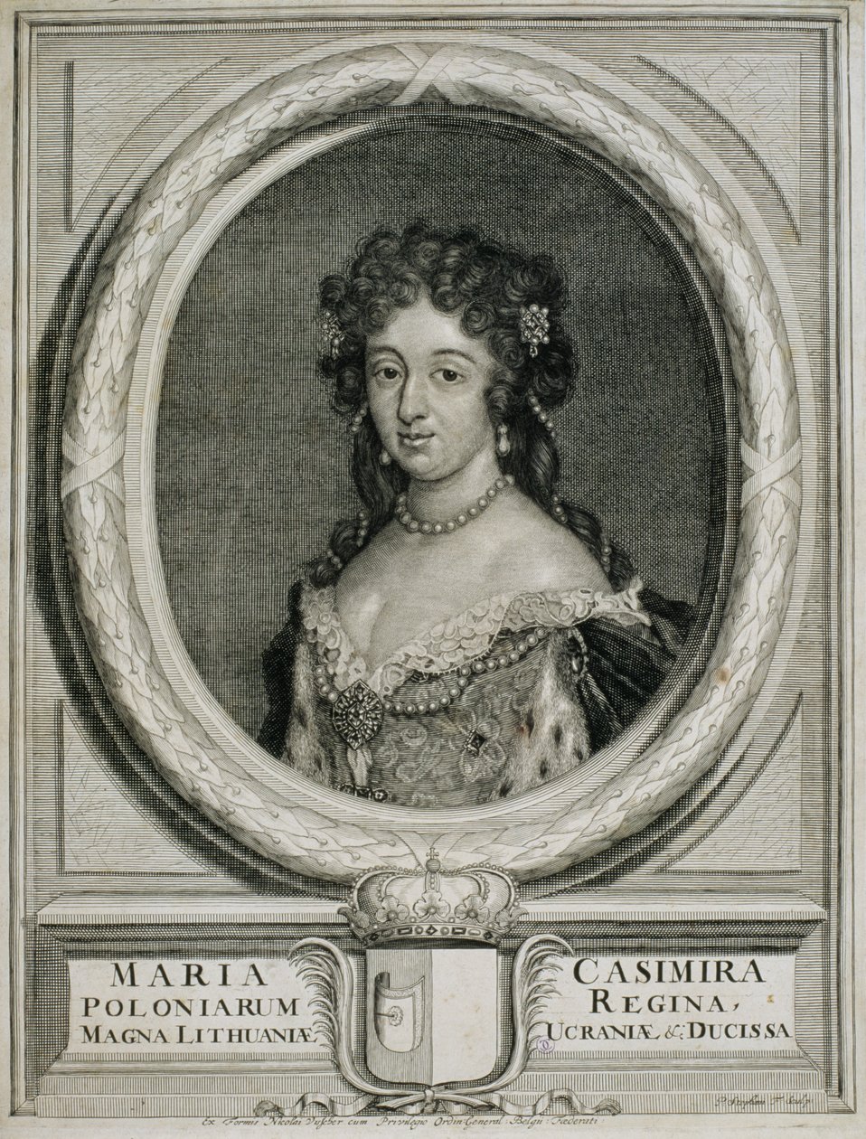 マリア・カジミエラ・ソビエスカ（1641-1716）1674 作： ピーター・スティーブンスまたはステファニー