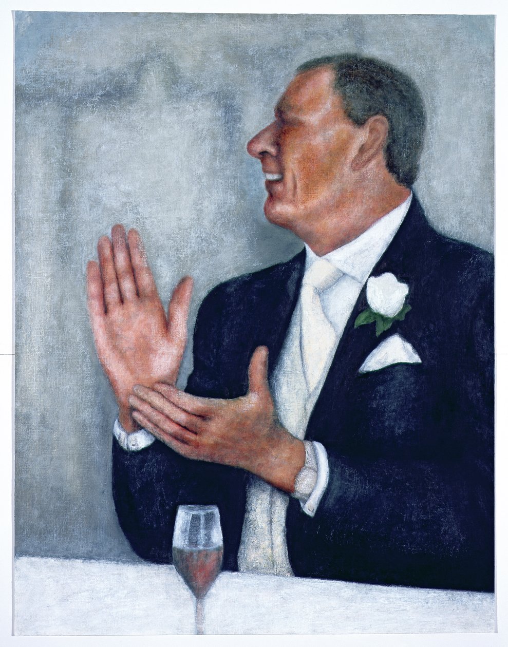 Felicitations、2007年（紙に木炭を塗った油） 作： スティービー・テイラー