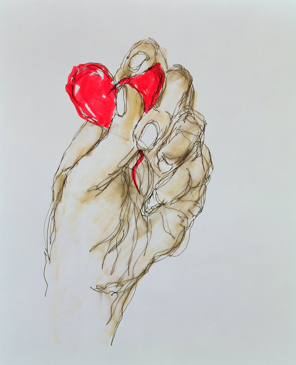 You Gave Me Your Your Heart、1996（ink on paper） 作： スティーヴィー・テイラー