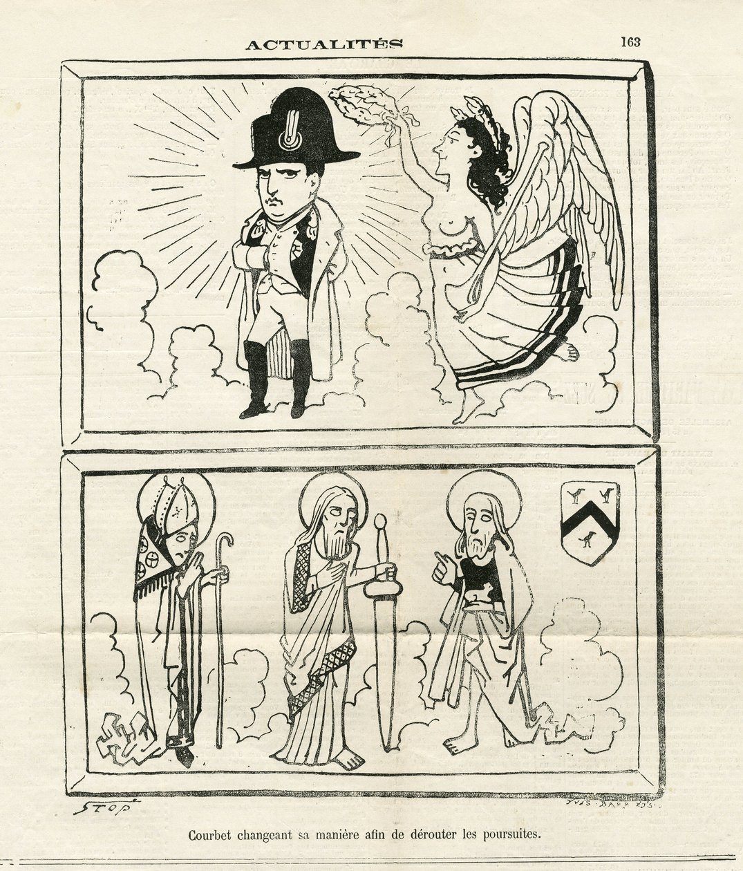 イラストは「Charivari」より 作： 停止 (1825 99)