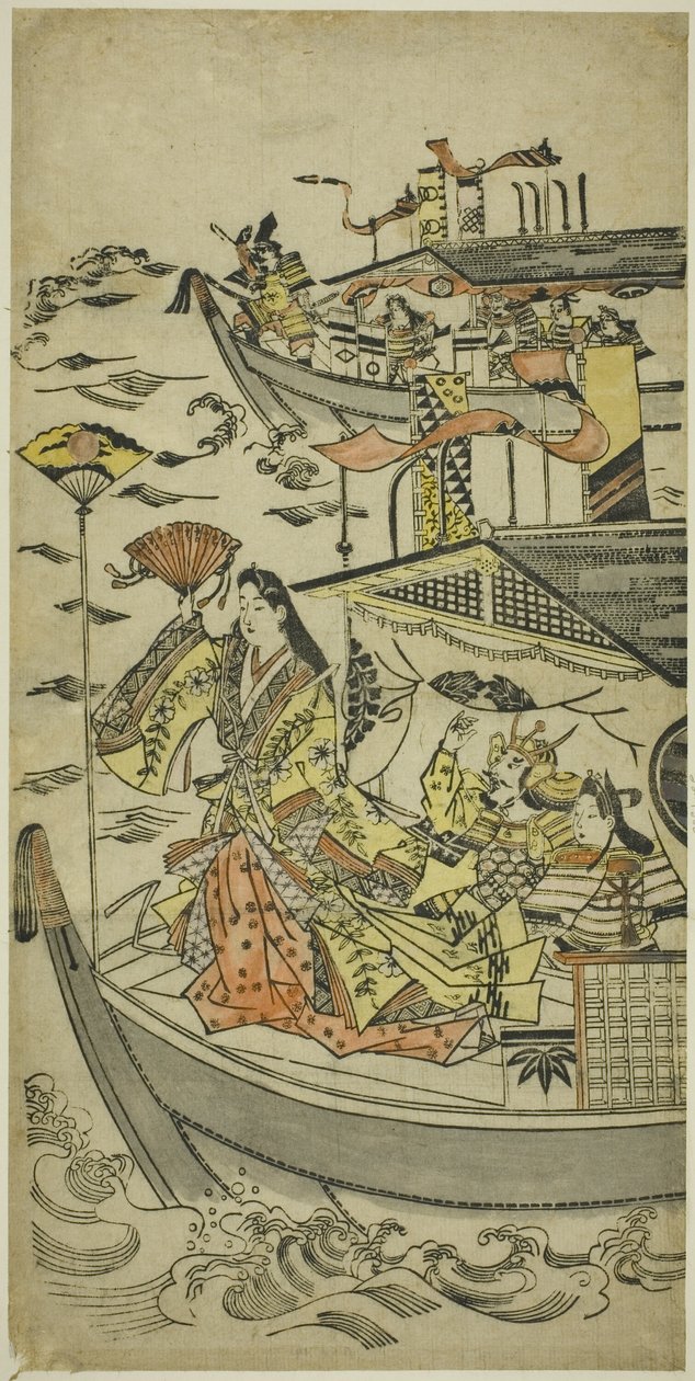 ファンターゲットを掲げる玉虫殿下 作： 杉村治兵衛