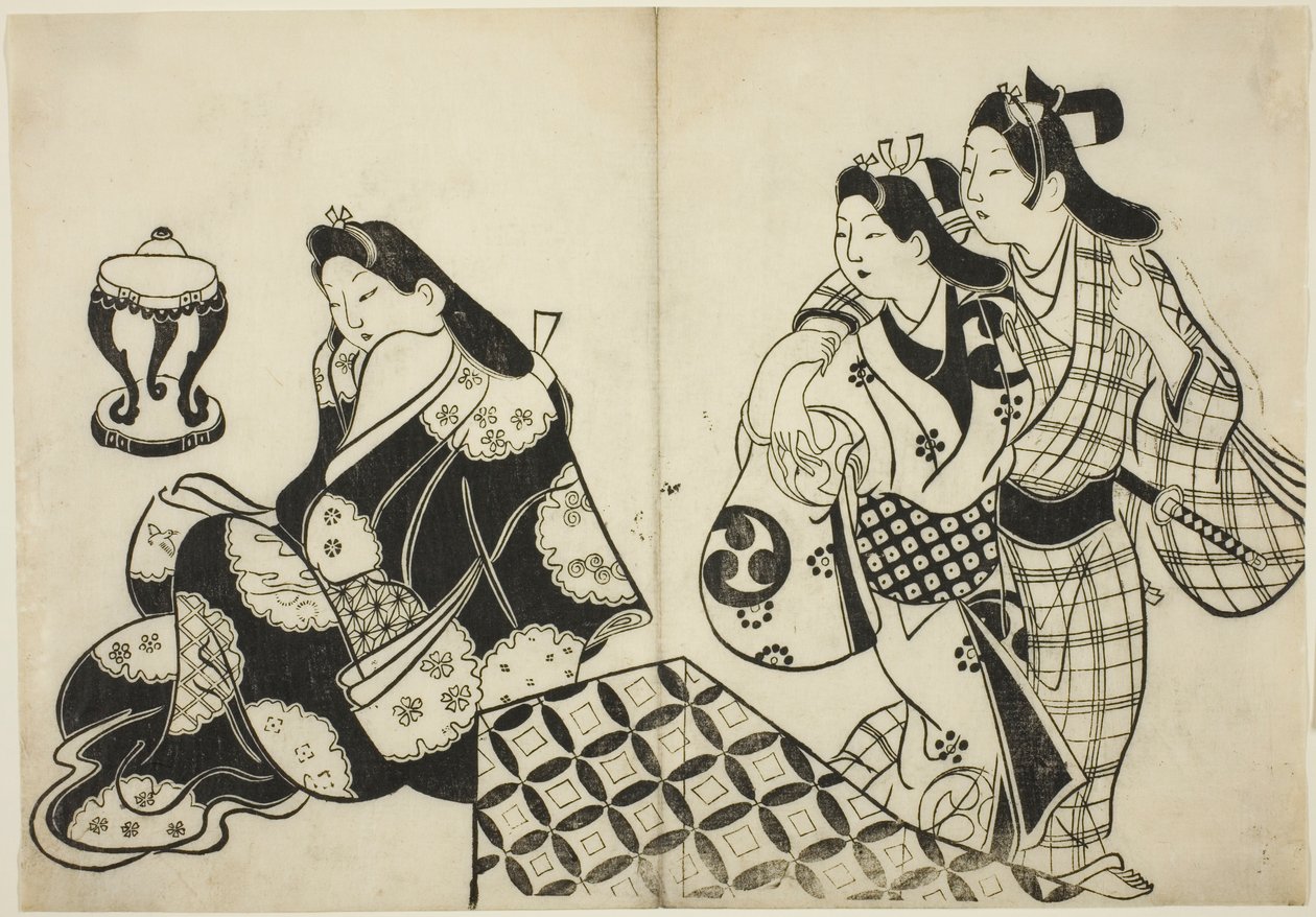 部屋を出る恋人たち 作： 杉村治兵衛