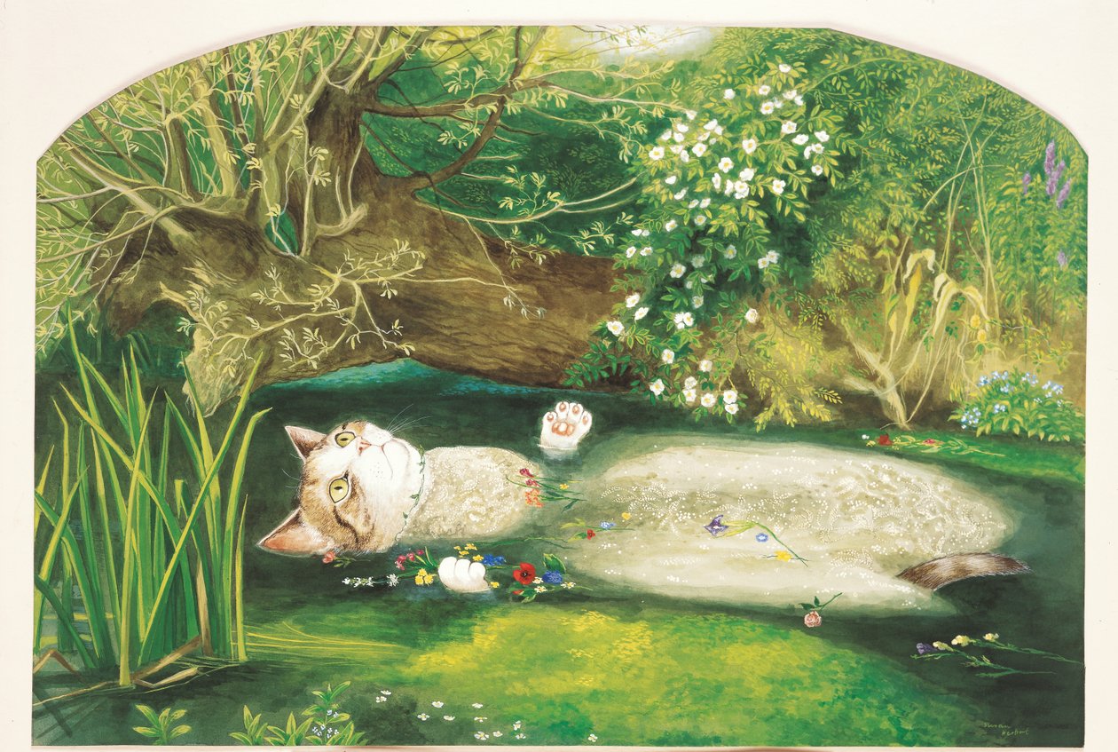 イラストは『Cats Galore』より！文化猫大全』（2015年刊） 作： スーザン・ハーバート