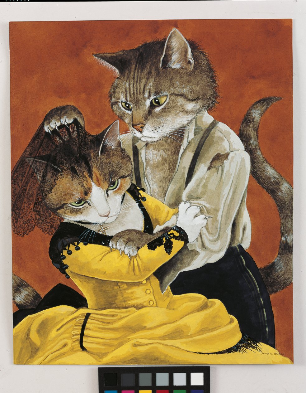 イラストは『Cats Galore』より！文化猫大全』（2015年刊） 作： スーザン・ハーバート