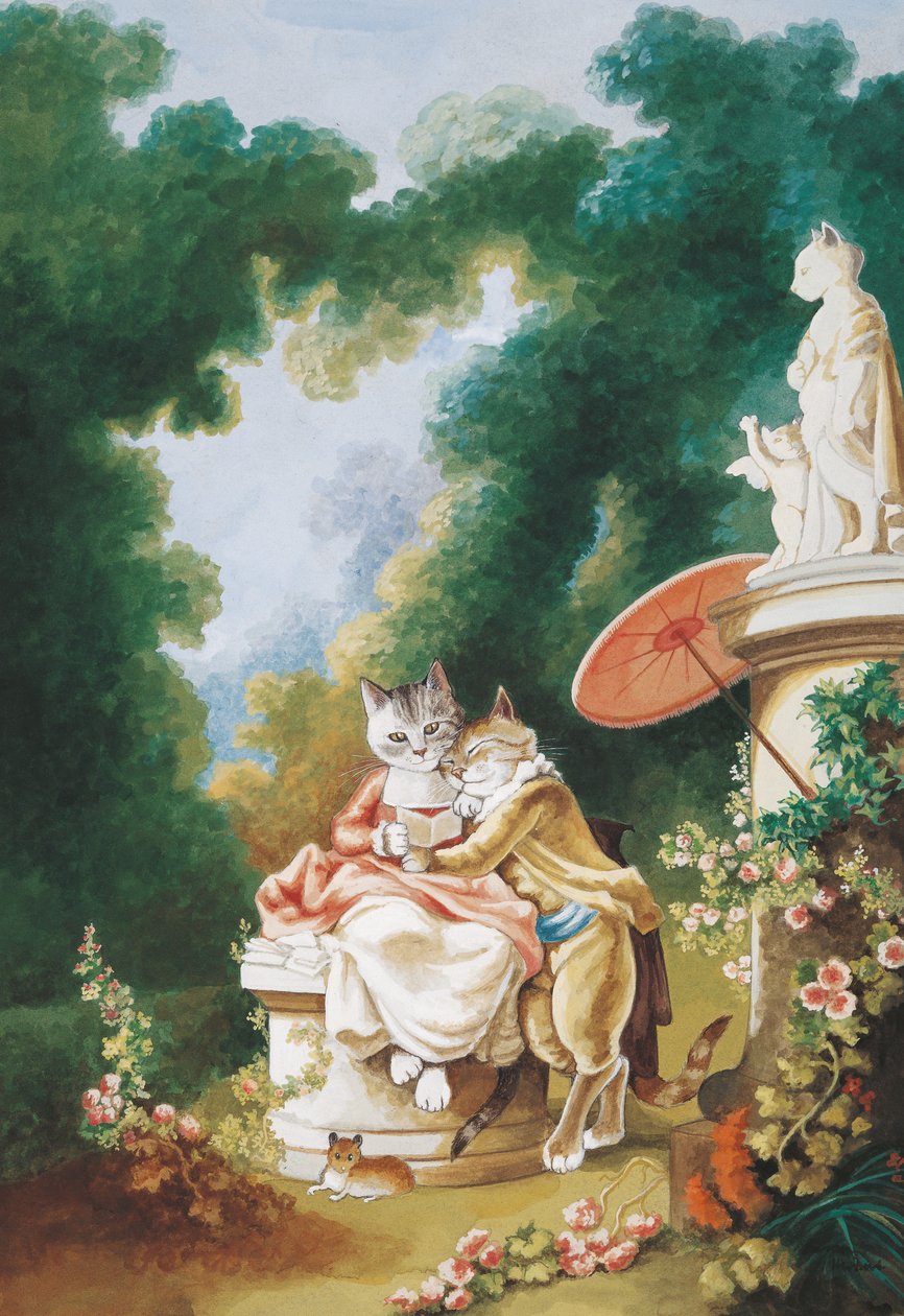 イラストは『Cats Galore』より！文化猫大全』（2015年刊） 作： スーザン・ハーバート