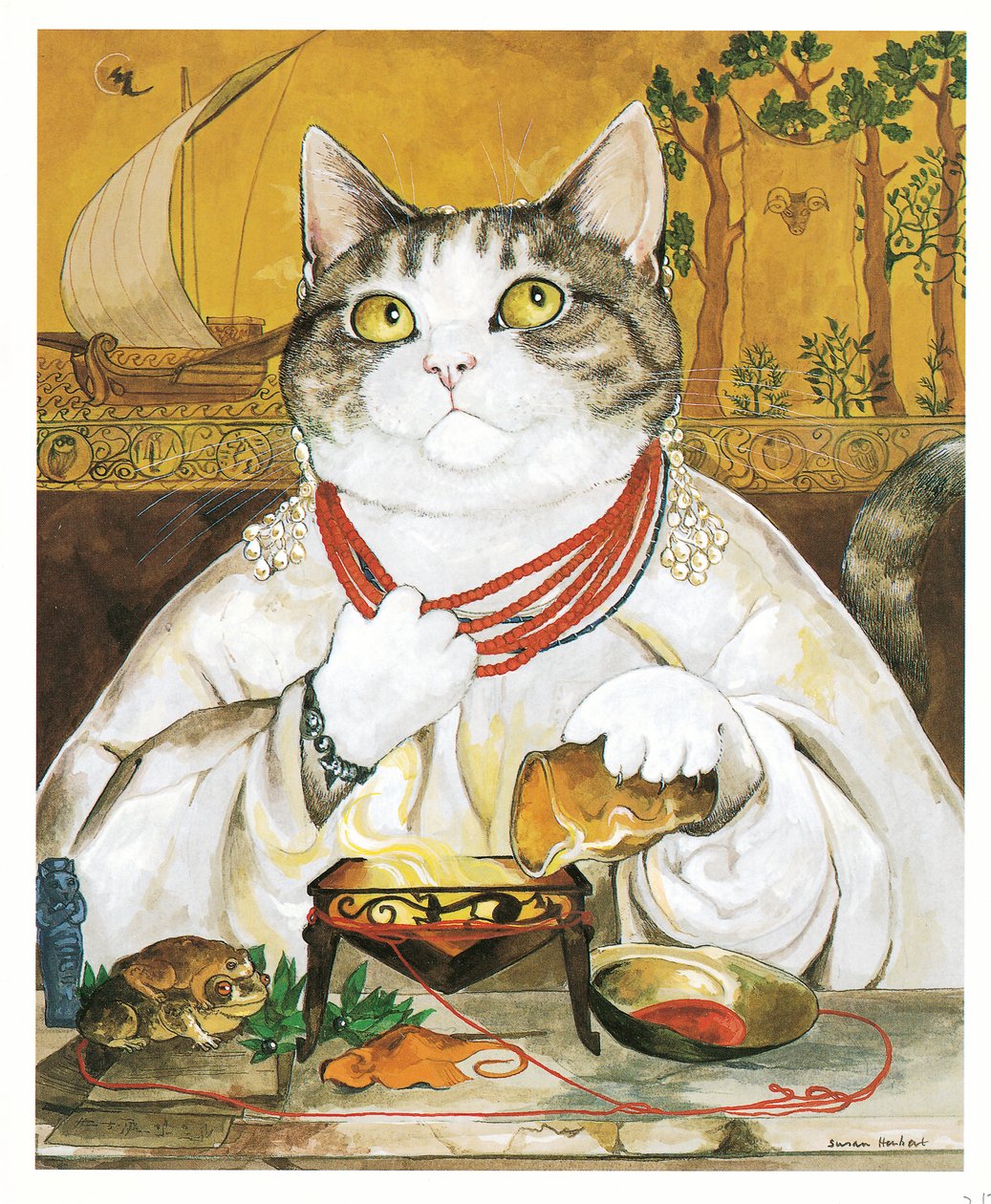 ラファエル前派の猫』（1999年刊）より抜粋 作： スーザン・ハーバート